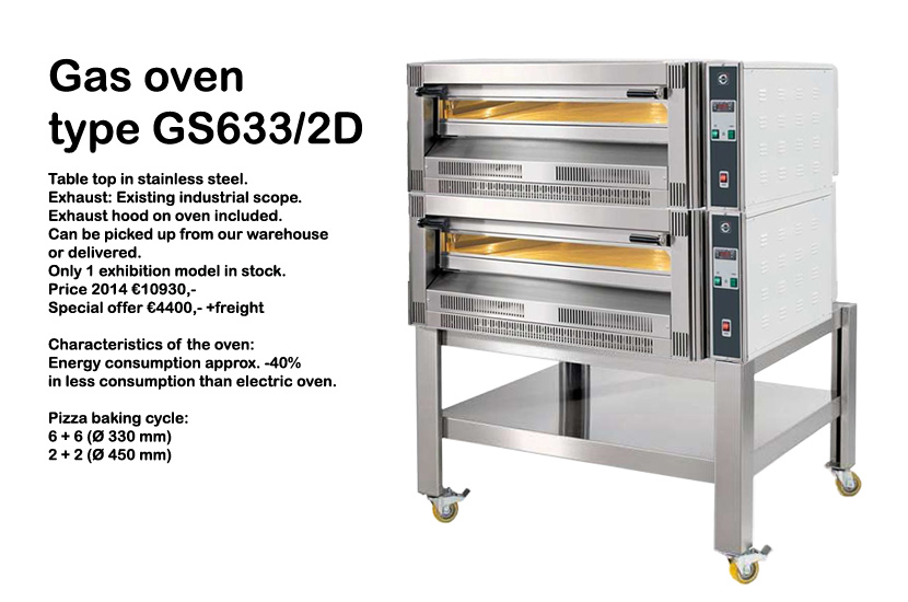 Cuppone Gas Oven GS633/2D
